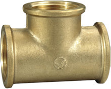 T-stykke messing 3/4"